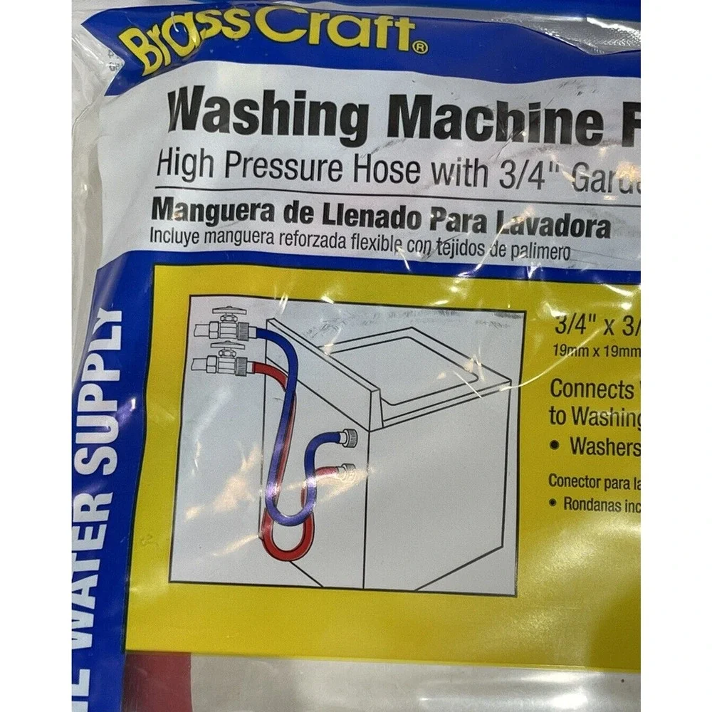Brass Craft Washing Machine Fill Hose 3/4